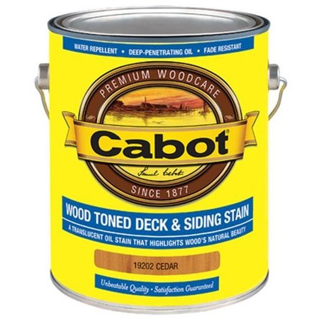 SAMUEL CABOT INC Cabot Samuel 19202-07 Gallon Cedar Wood Toned Deck & Siding Stain - Pack of 4 149607